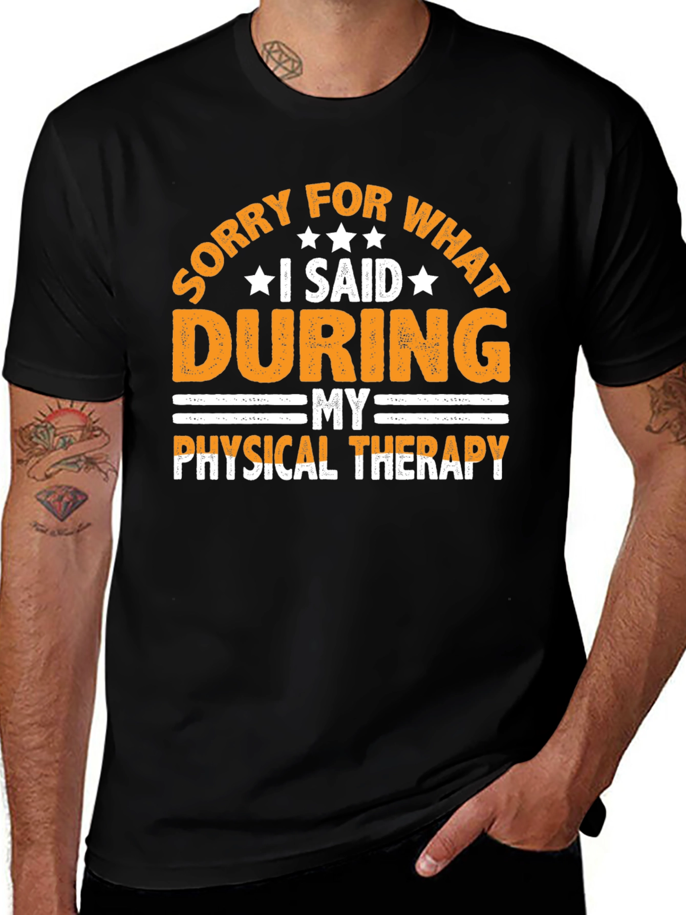 Variant 30 of Funny Therapy T-Shirt: Sorry For What I Said