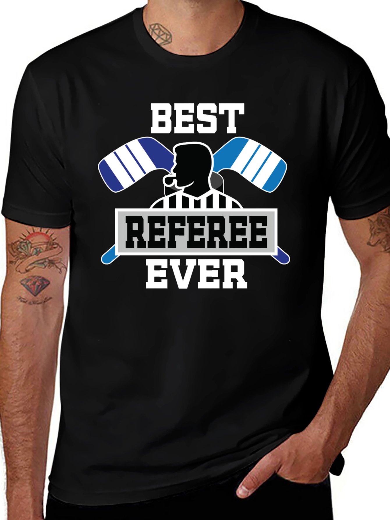 Variant 19 of Best Referee Ever Graphic T-Shirt