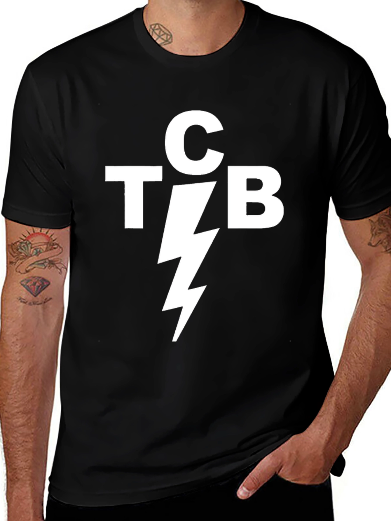TCB Elvis Presley Inspired Black T-Shirt