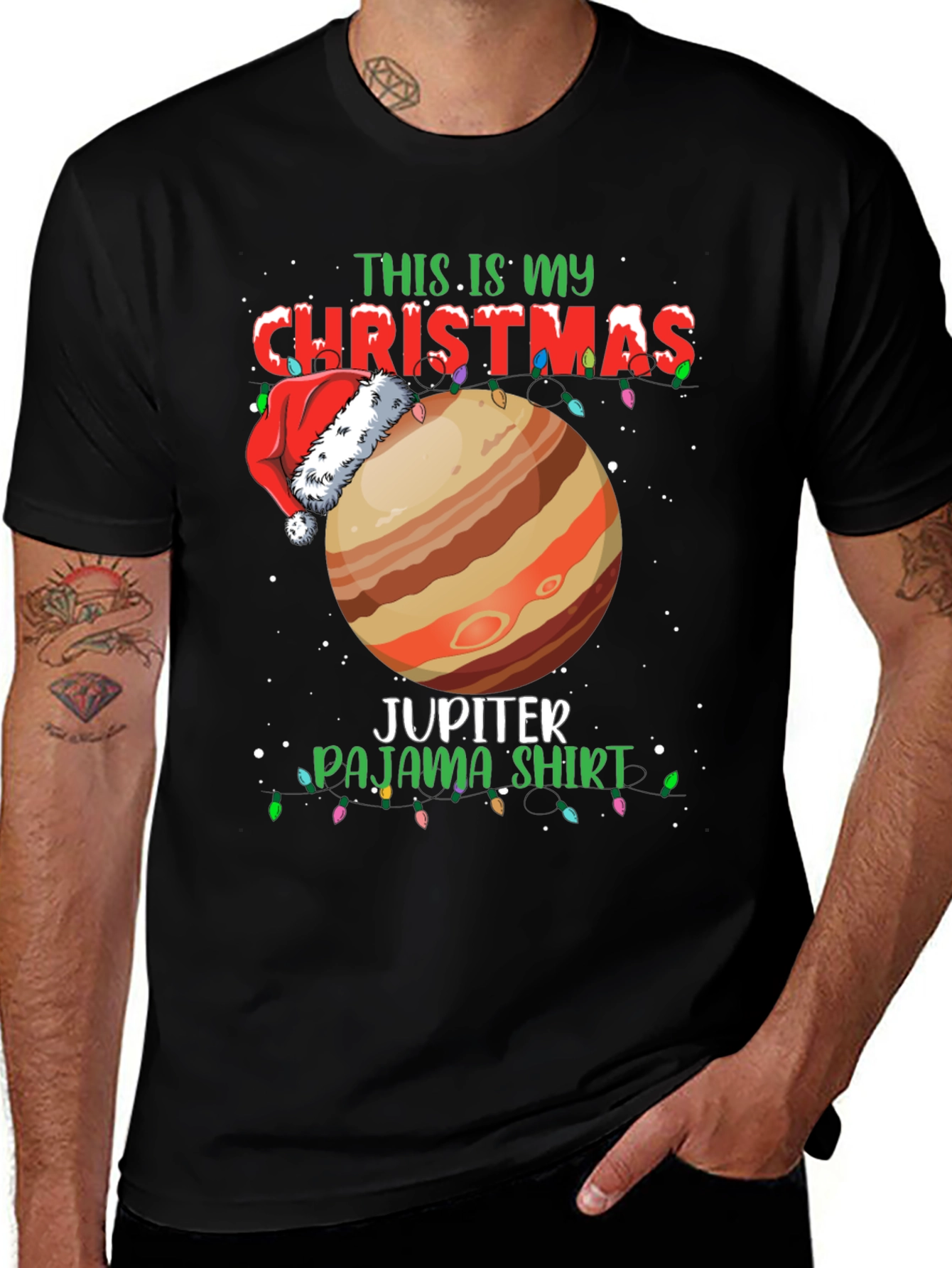 Christmas Jupiter Pajama T-Shirt