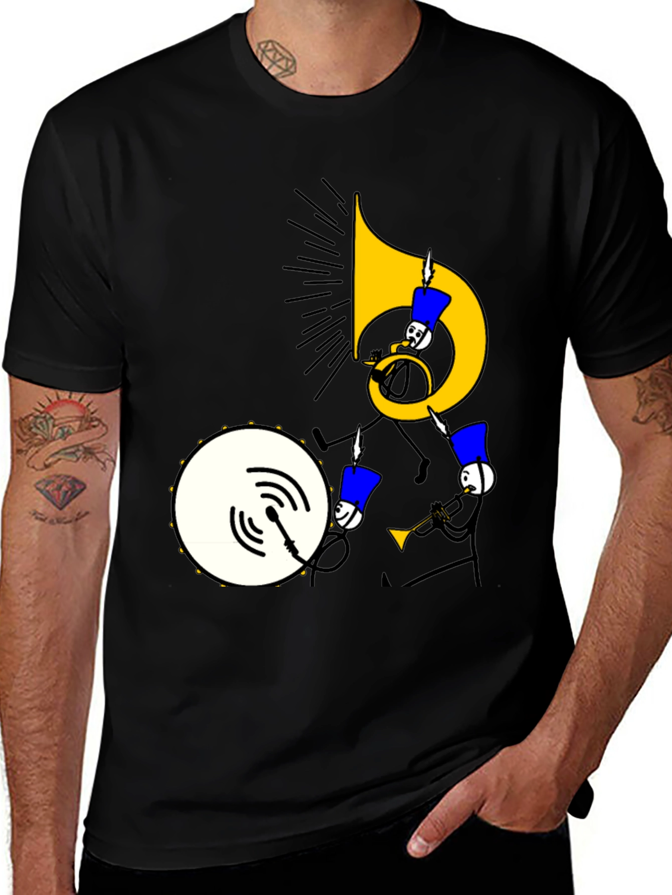 Variant 7 of Musical Marching Band Graphic Tee