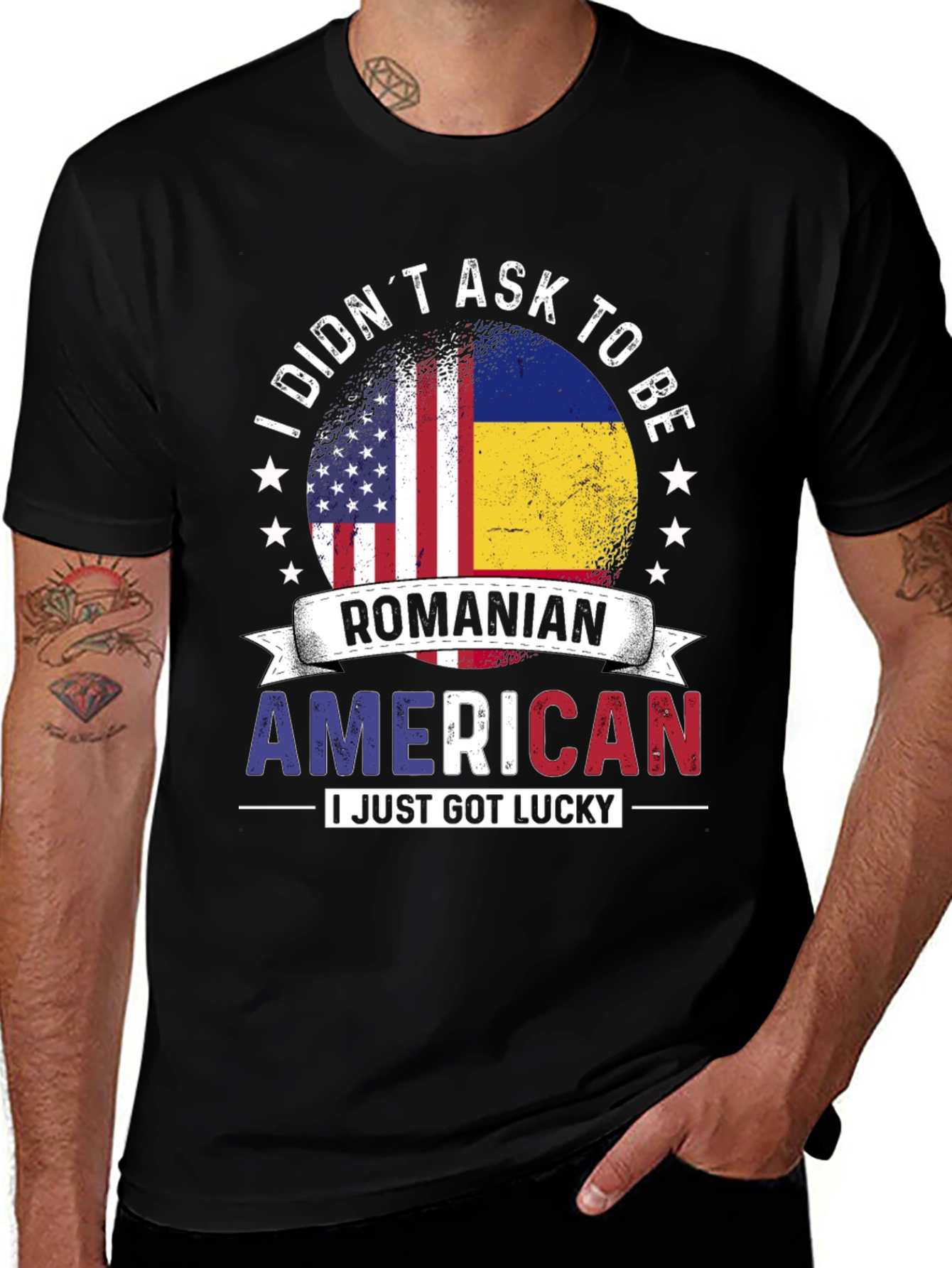 Romanian American Lucky T-Shirt
