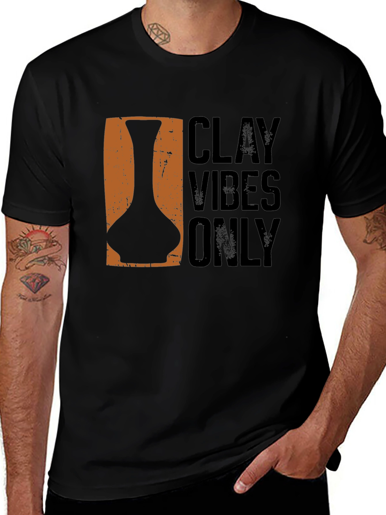 Clay Vibes Only Graphic T-Shirt