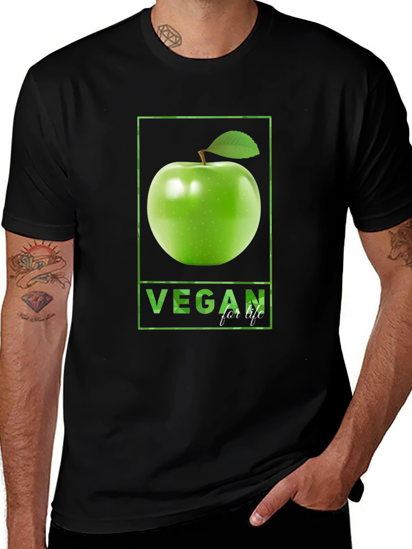 Variant 17 of Vegan for Life Graphic T-Shirt