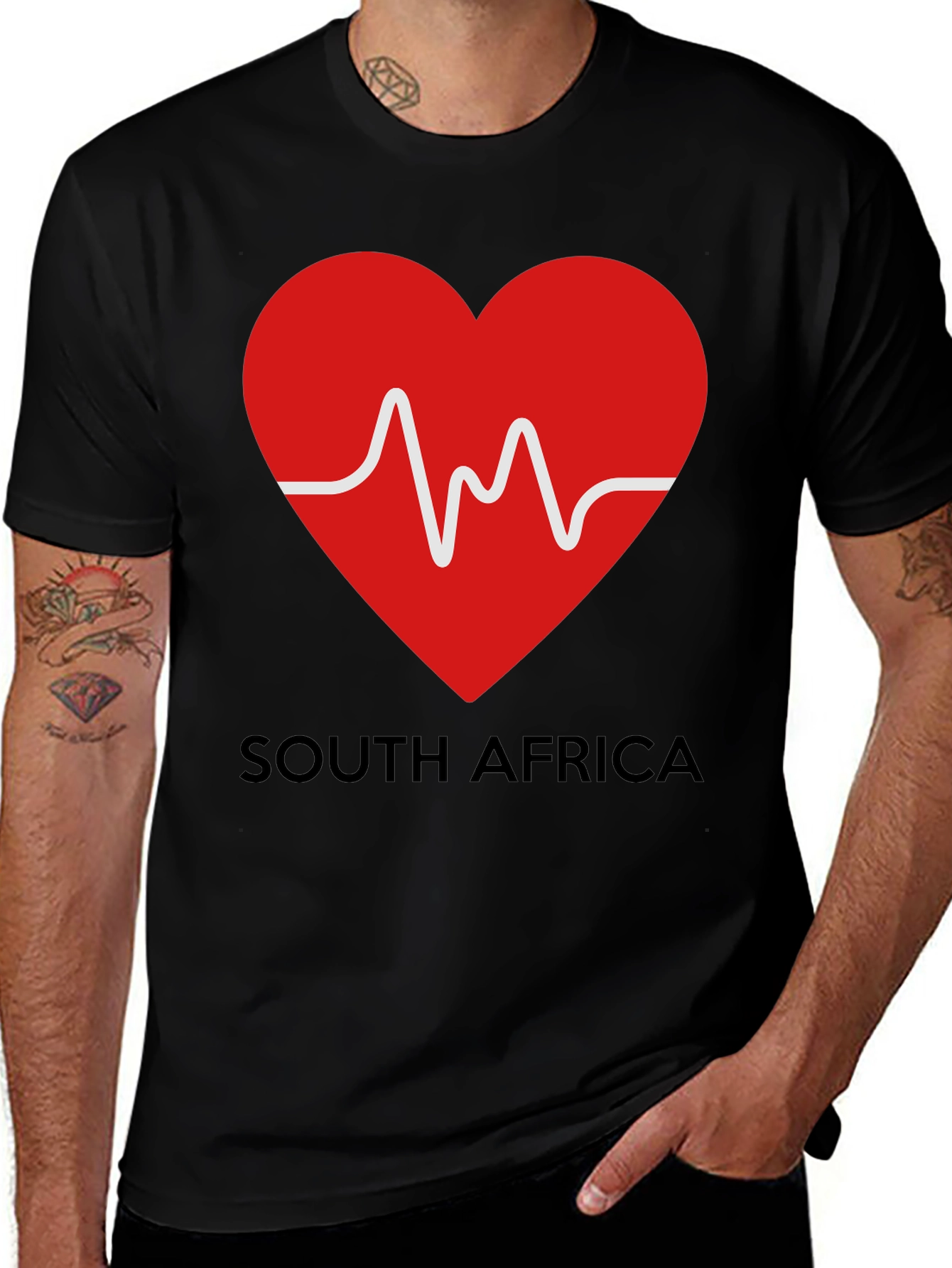 South Africa Heartbeat T-Shirt