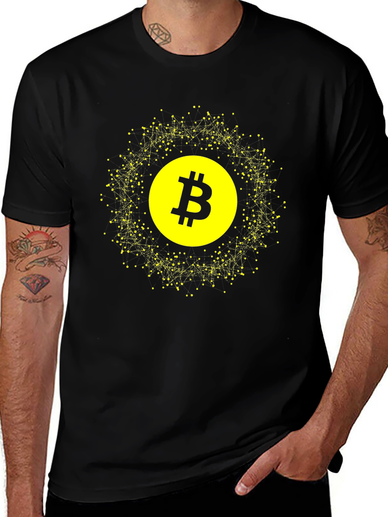 Variant 2 of Bitcoin Crypto Black Tee