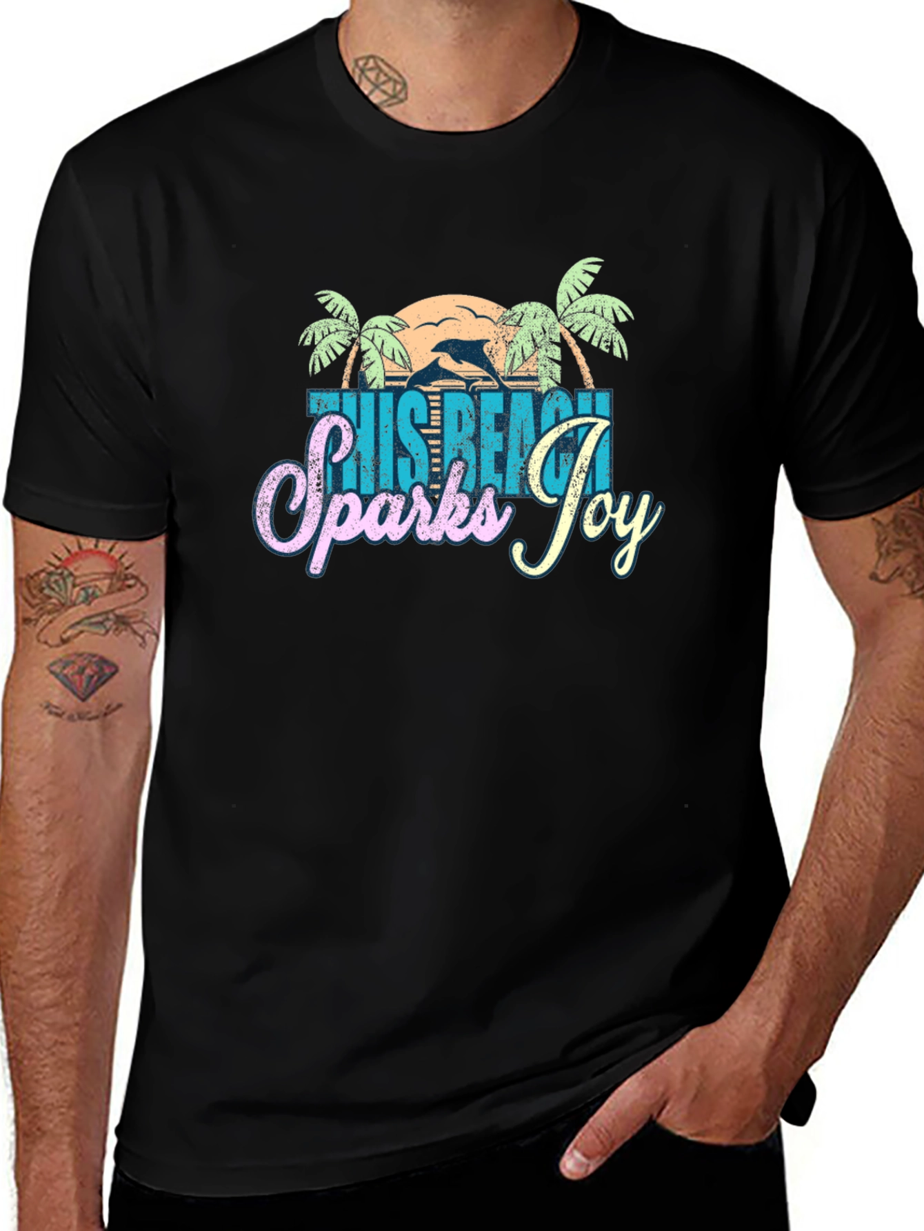 Variant 6 of This Beach Sparks Joy T-Shirt - Summer Vibes
