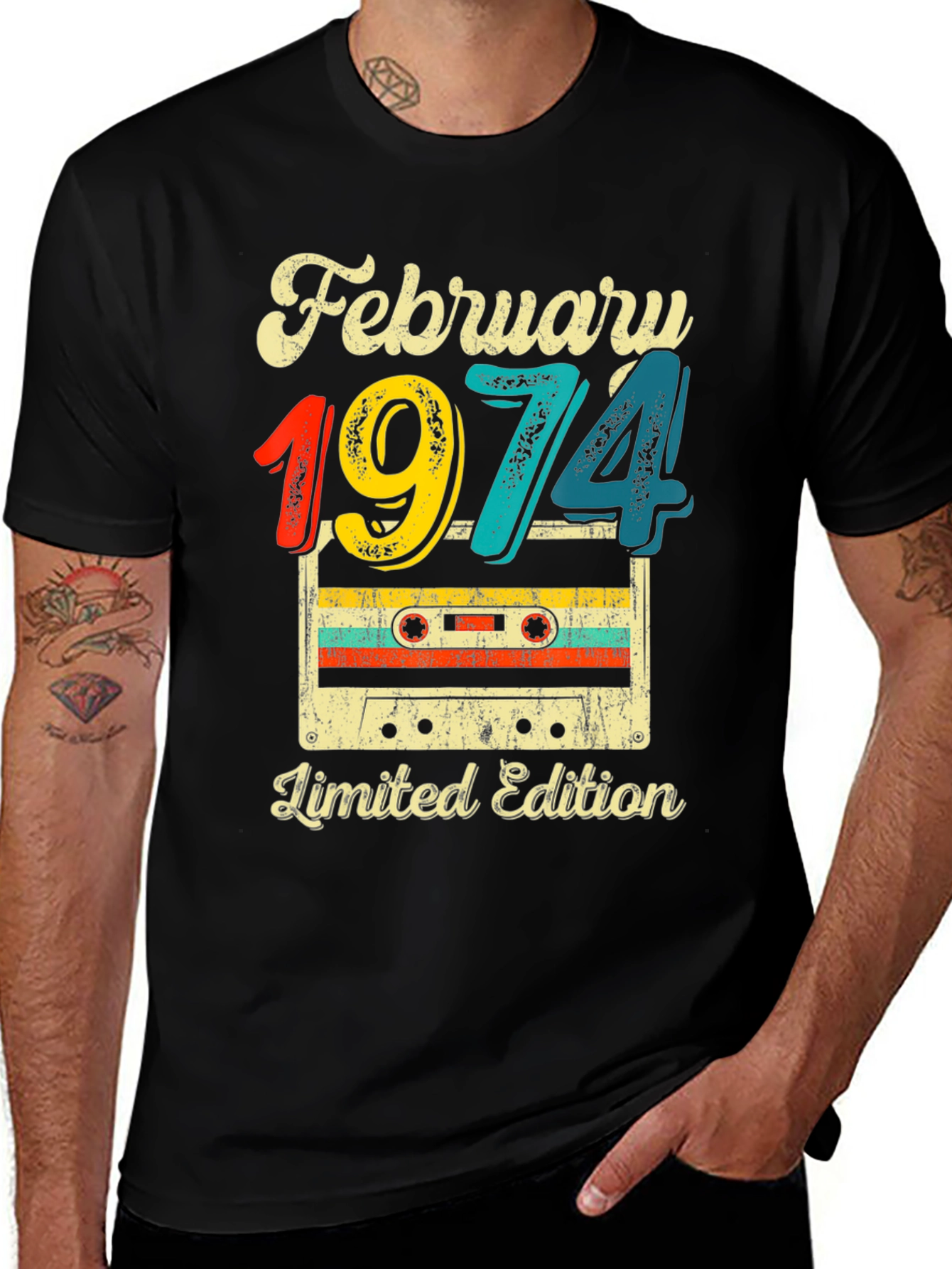 February 1974 Limited Edition Cassette T-Shirt
