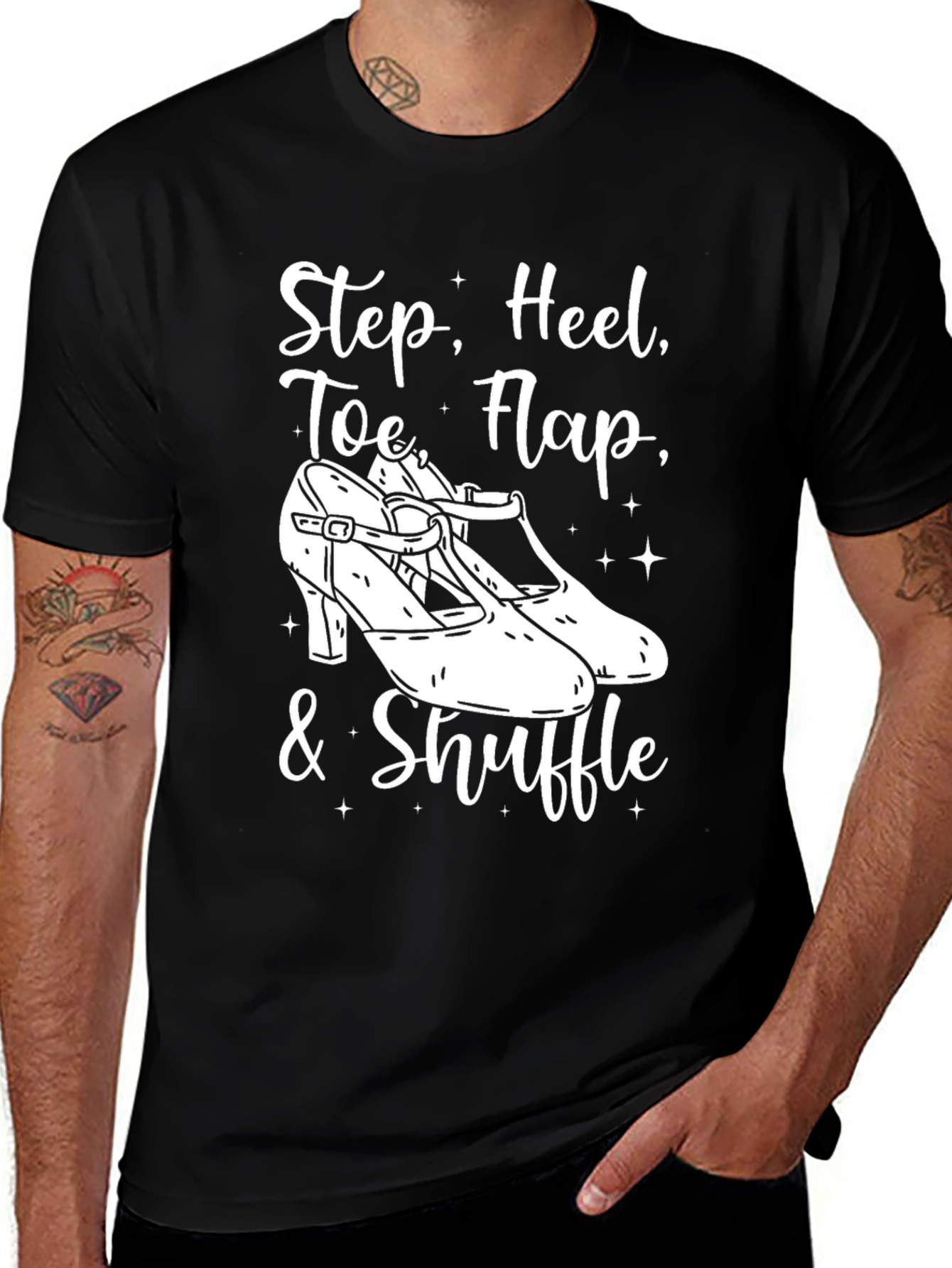 Tap Dance Shirt: Step, Heel, Toe, & Shuffle