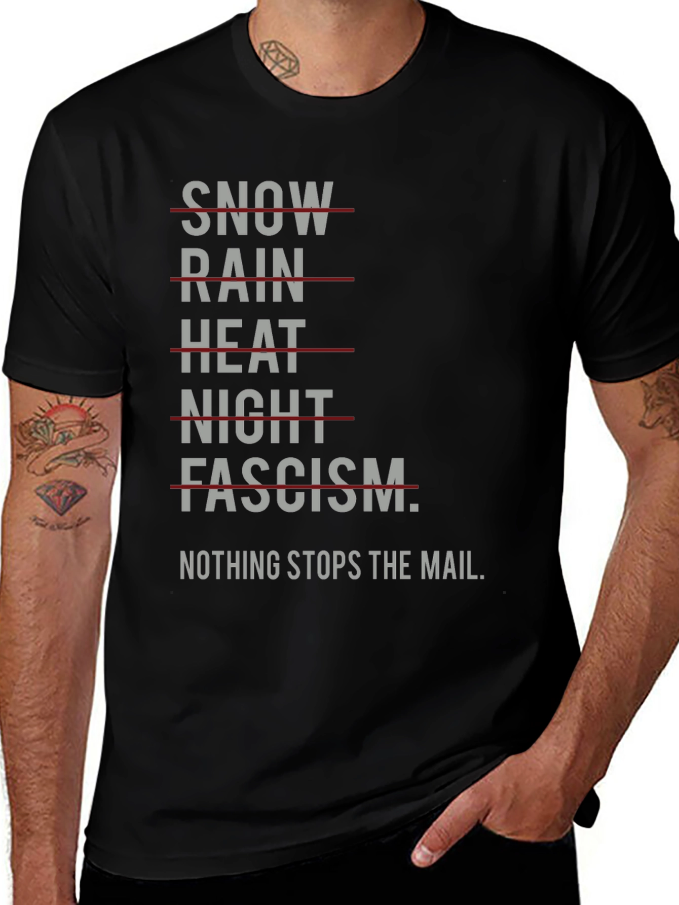 Nothing Stops the Mail Graphic T-Shirt