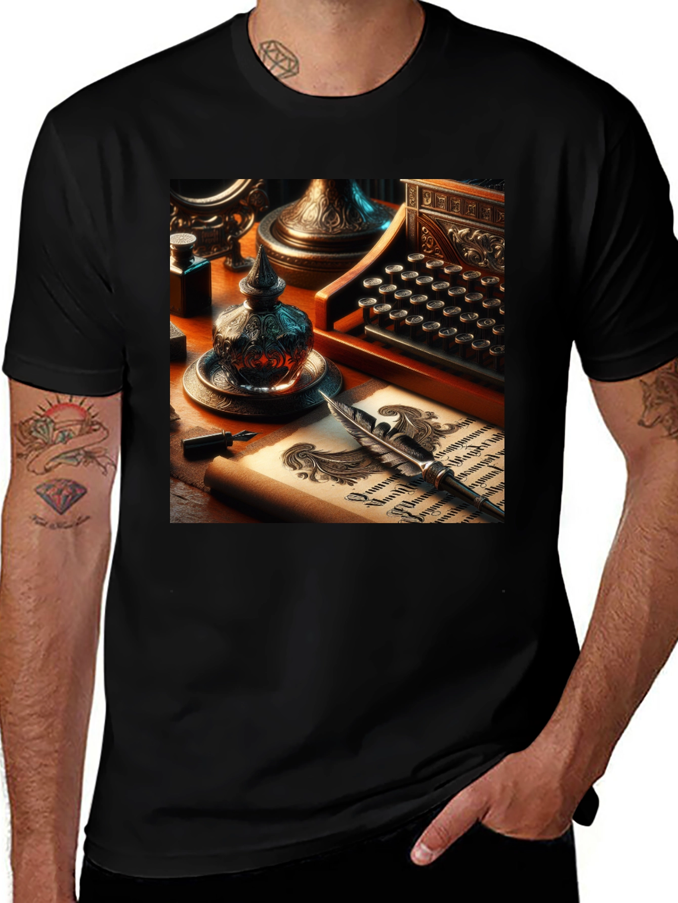 Variant 22 of Vintage Writer's Desk Graphic Tee