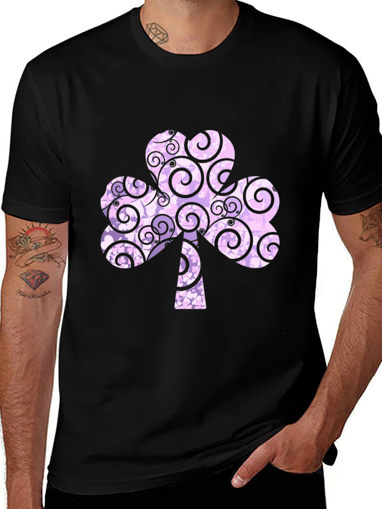 Shamrock Swirls T-Shirt - St. Patrick's Day Style