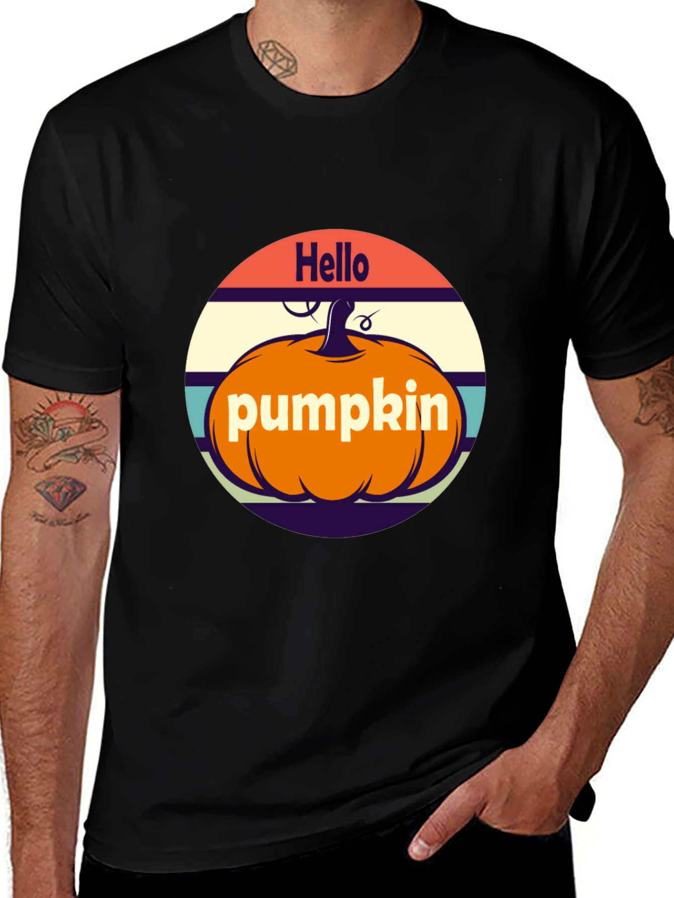 Variant 9 of Hello Pumpkin T-Shirt - Fall Vibes