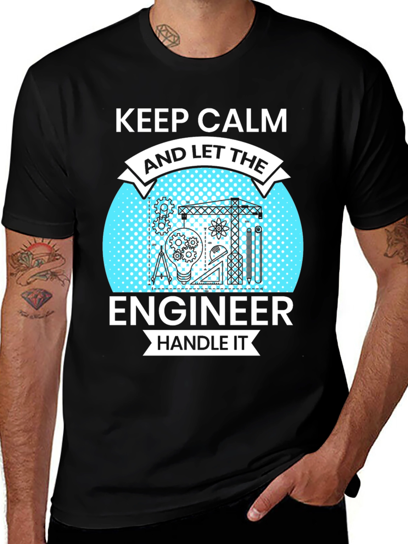 Variant 18 of Keep Calm Engineer T-Shirt