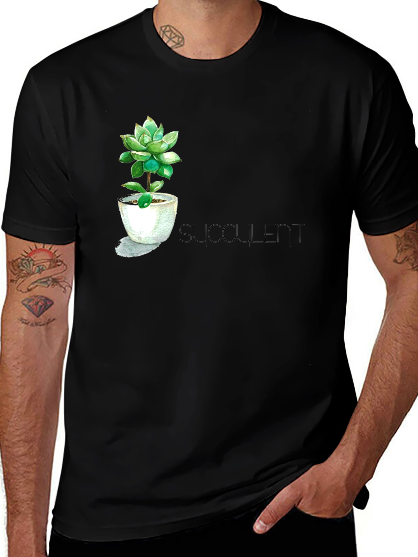 Variant 16 of Stylish Succulent T-Shirt