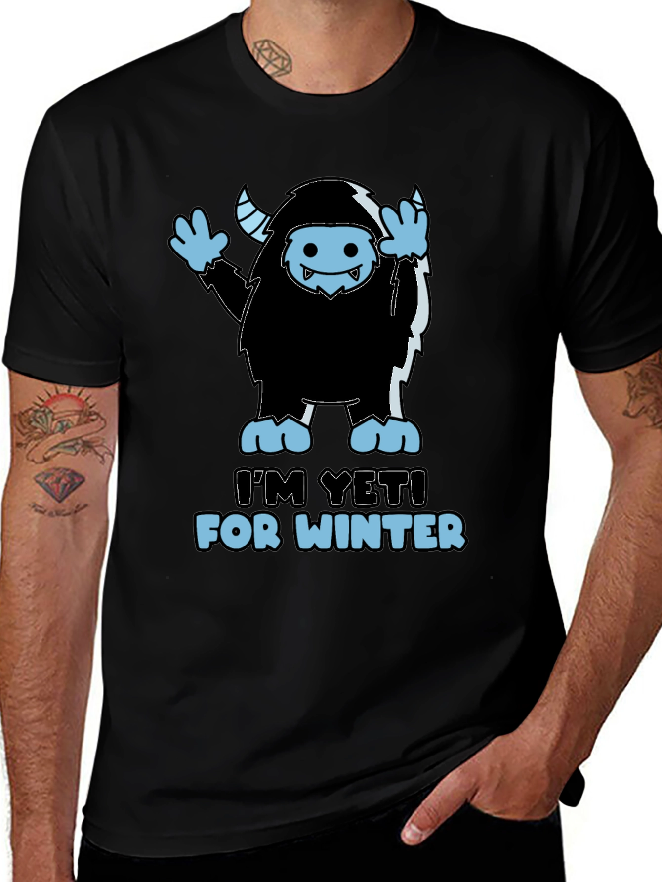 I'm Yeti for Winter Graphic T-Shirt