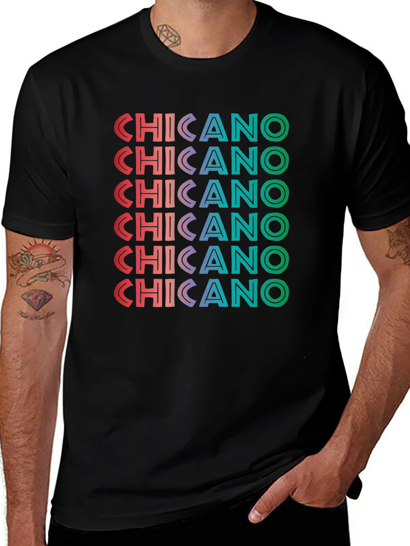 Chicano Pride Tee - Gradient Text