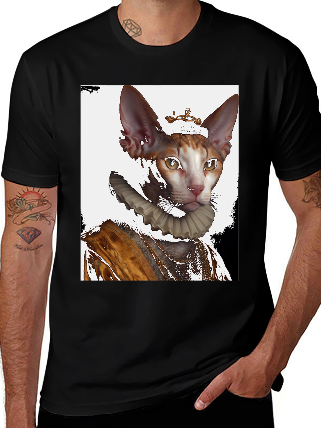 Variant 25 of Sphynx Cat Renaissance T-Shirt