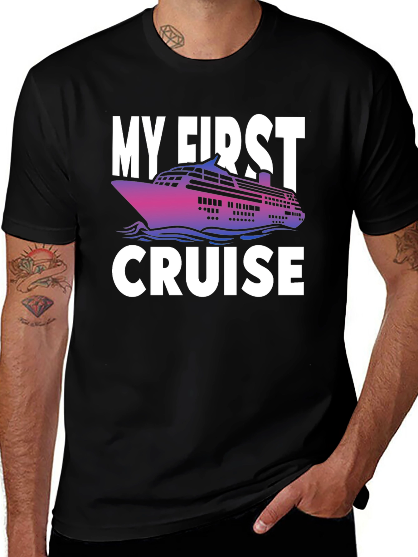 My First Cruise T-Shirt Vacation Souvenir