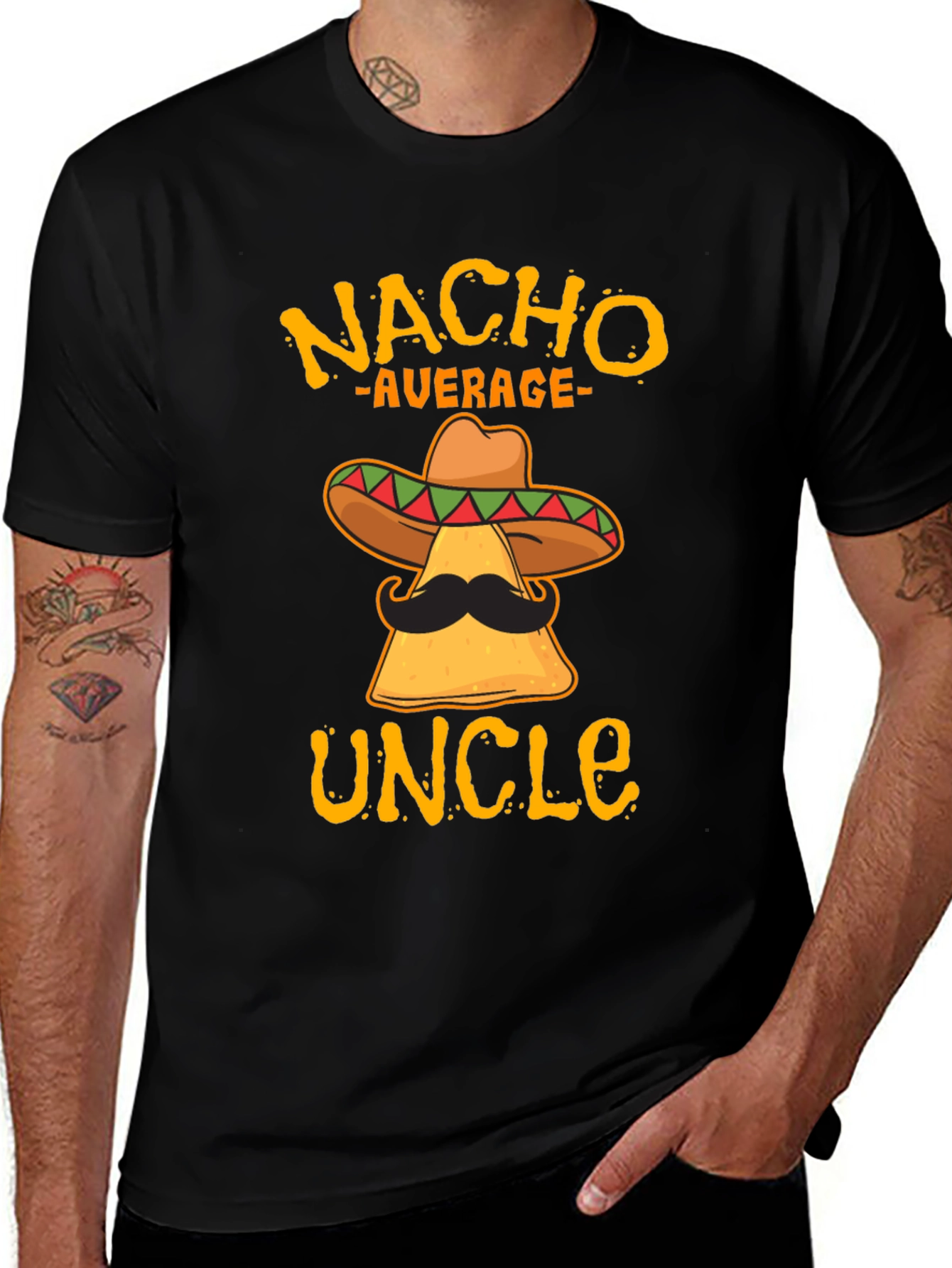 Variant 12 of Nacho Average Uncle T-Shirt