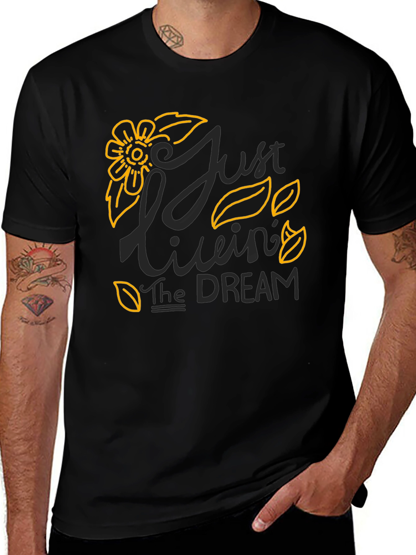 Variant 23 of Just Livin' the Dream Graphic T-Shirt