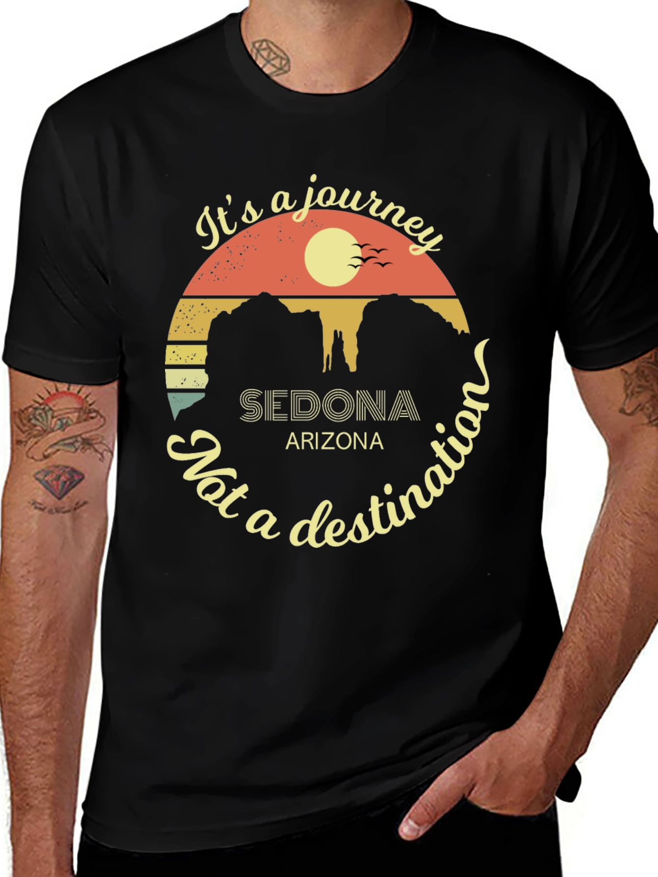 Sedona Arizona Graphic T-Shirt - Journey Destination Tee