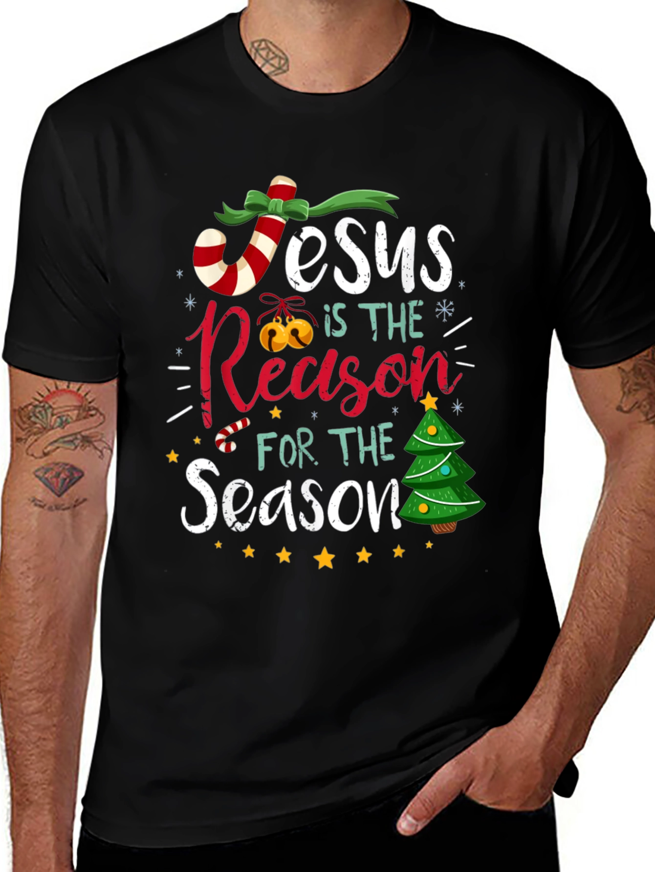 Jesus is the Reason for the Season Christmas T-Shirt