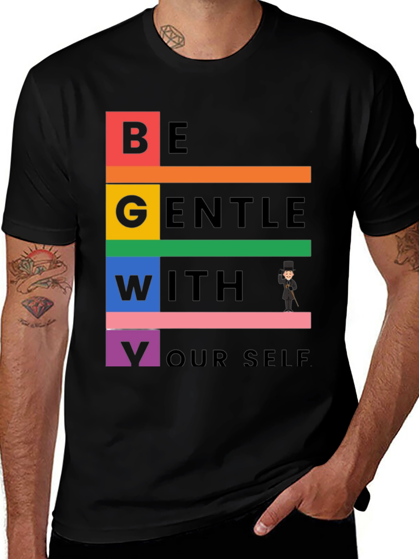 Variant 27 of Be Gentle With Yourself T-Shirt