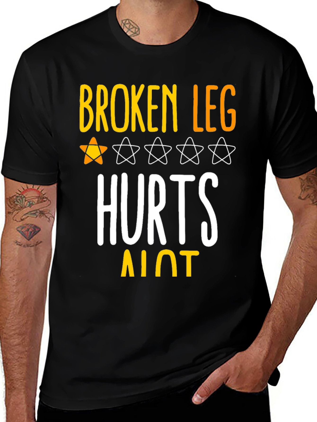 Variant 12 of Broken Leg Hurts A Lot T-Shirt