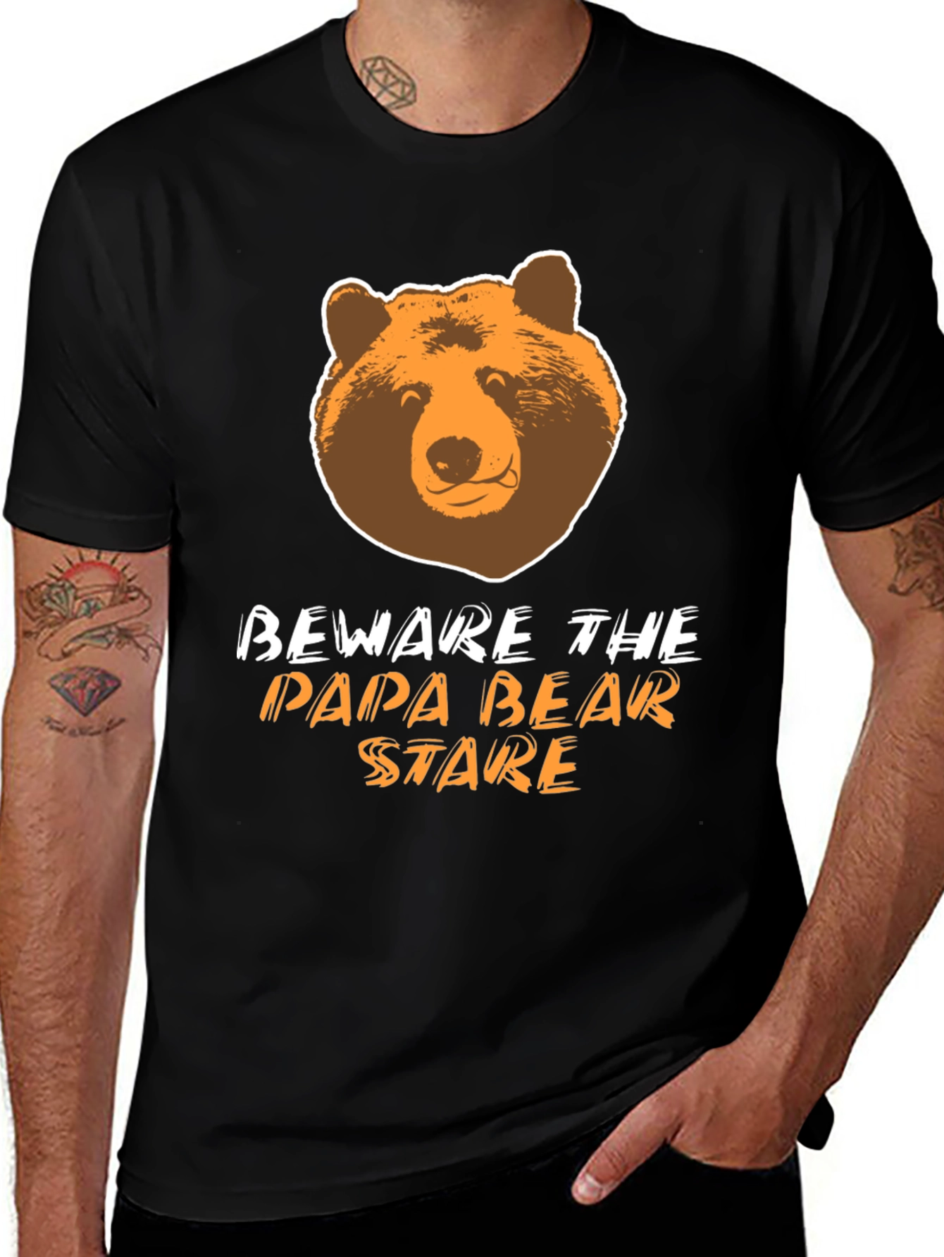 Variant 15 of Beware the Papa Bear Stare T-Shirt
