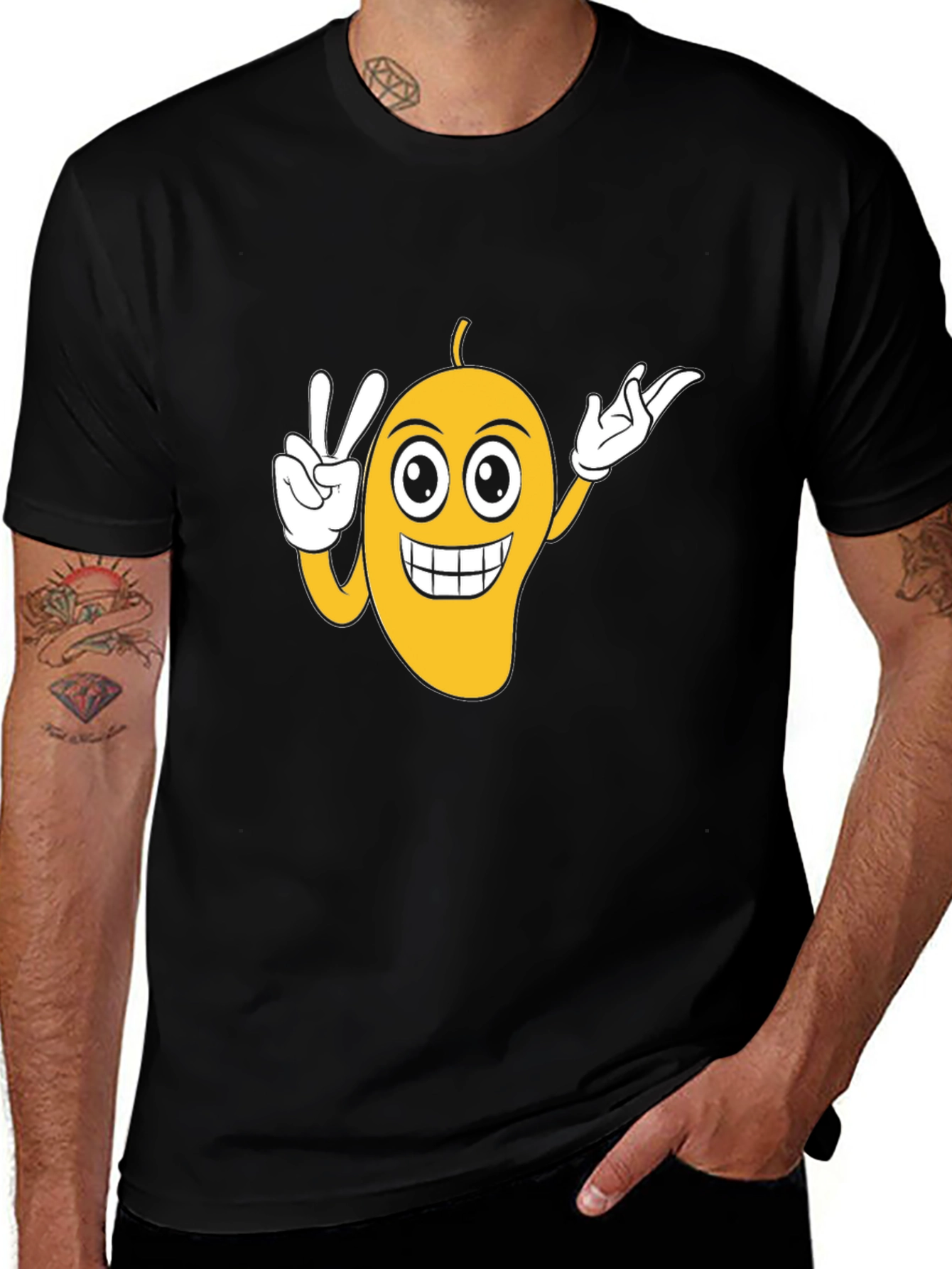 Variant 26 of Funny Mango Cartoon T-Shirt