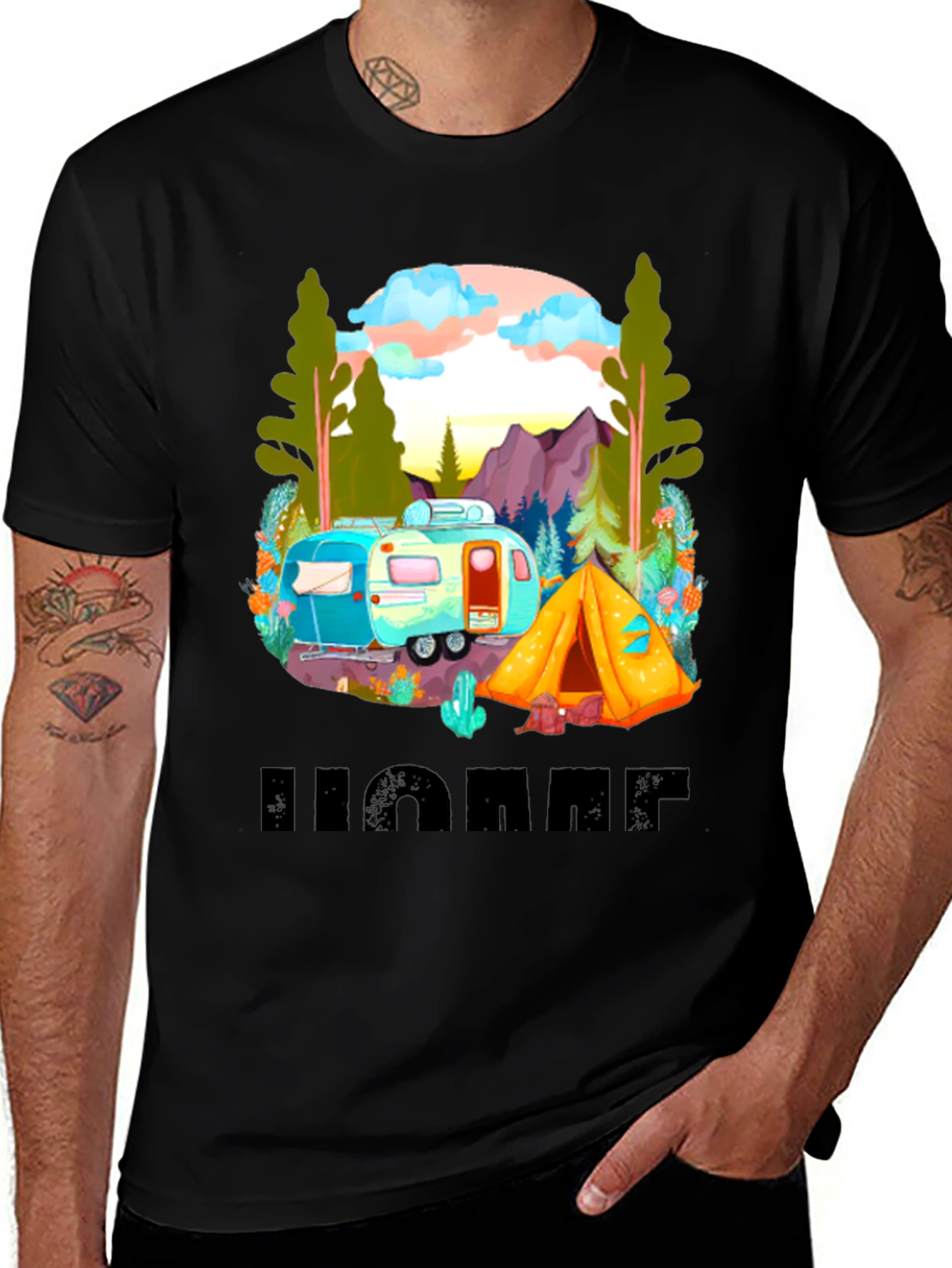 Variant 22 of Camping Adventure Graphic Tee