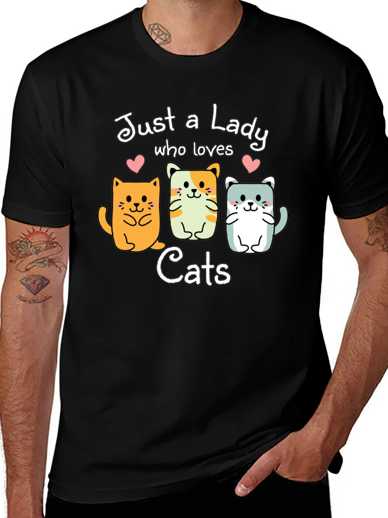 Variant 24 of Just a Lady Who Loves Cats T-Shirt