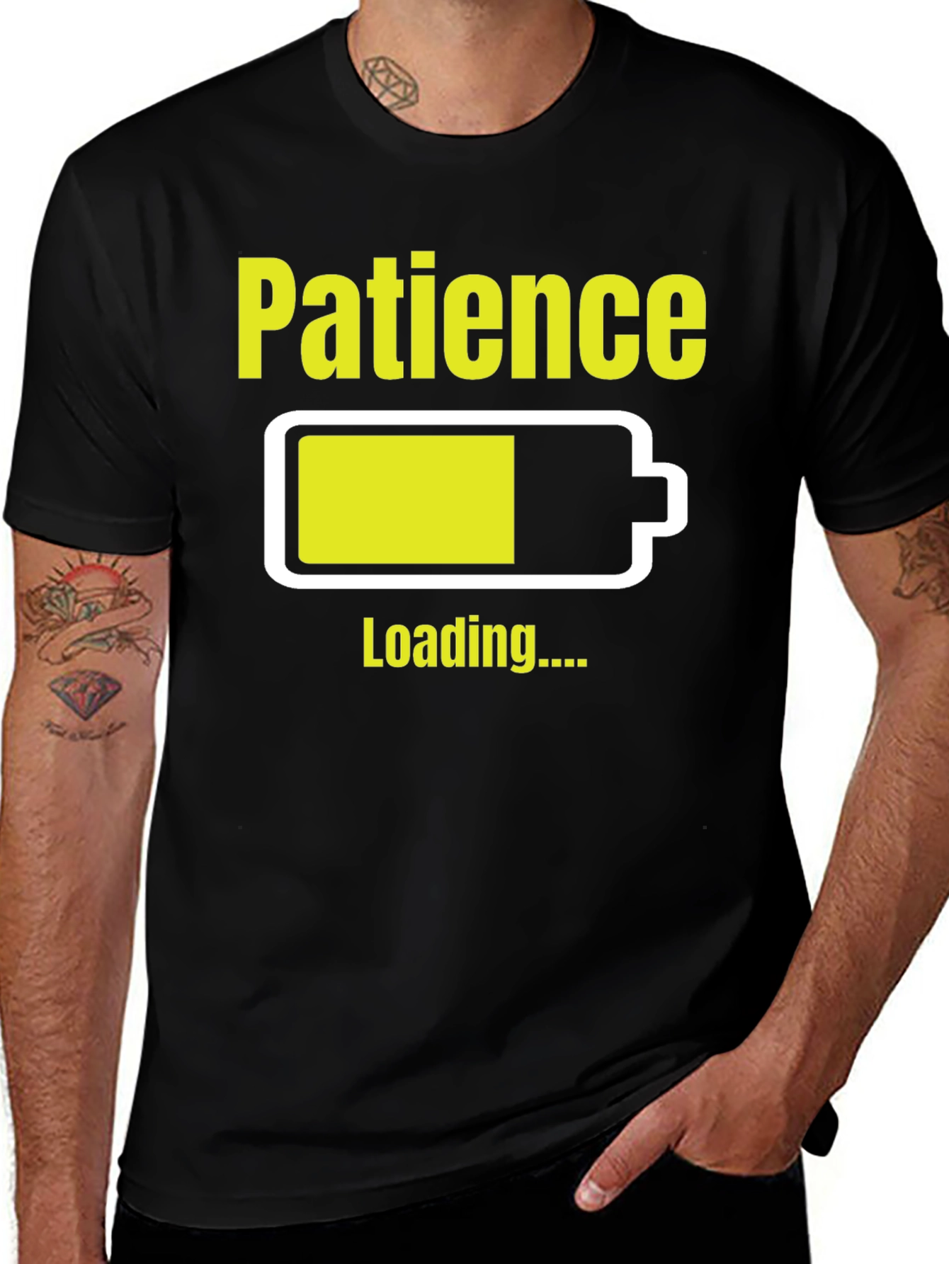 Variant 15 of Patience Loading T-Shirt - Funny Graphic Tee