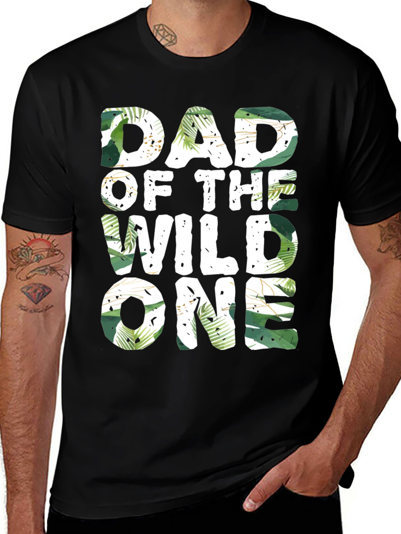 Dad of The Wild One Graphic T-Shirt