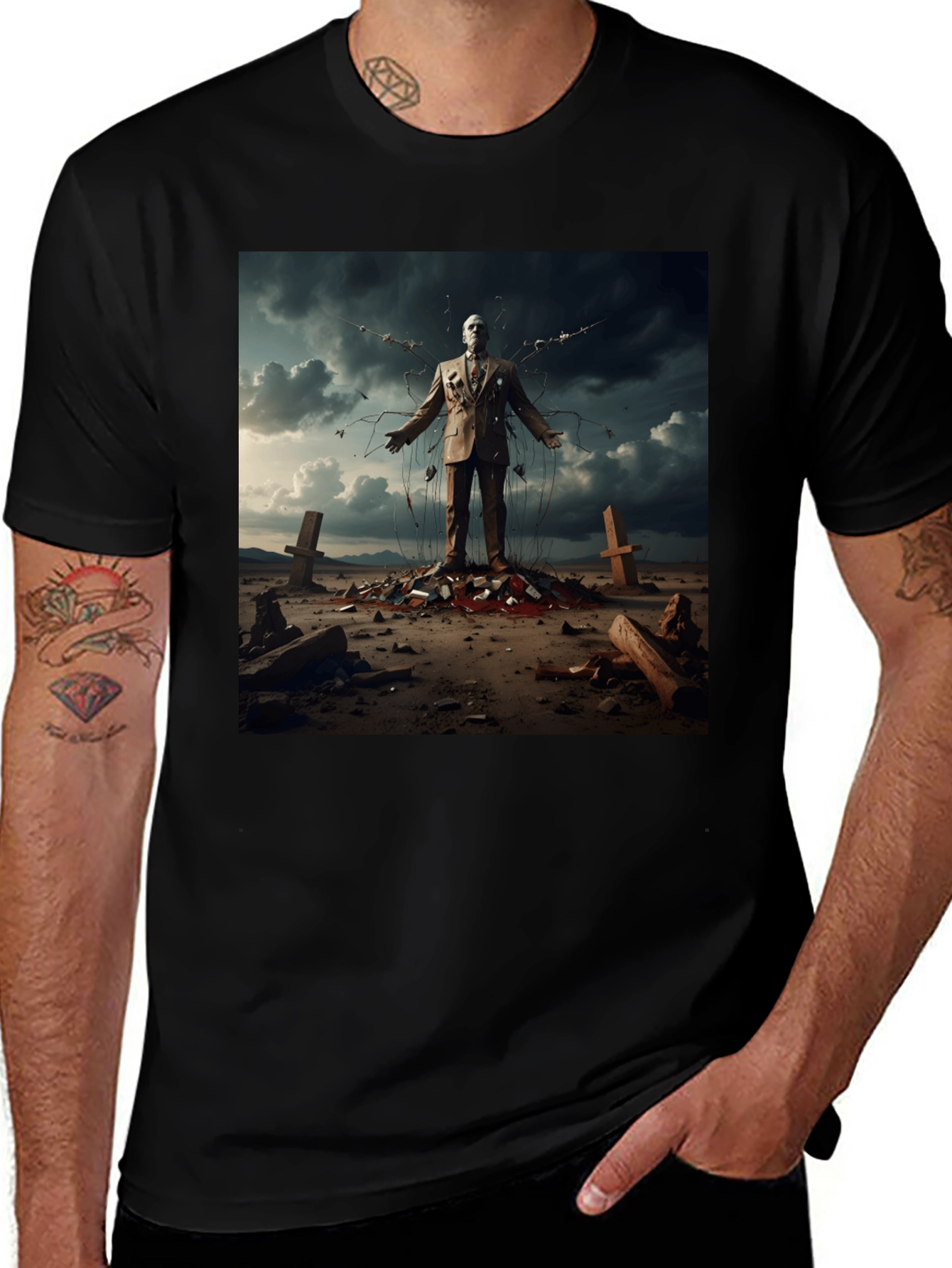 Variant 11 of Surreal Dark Art Graphic Tee