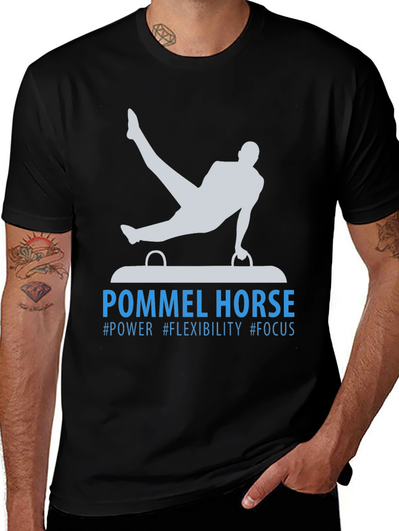 Variant 8 of Pommel Horse Gymnastics T-Shirt