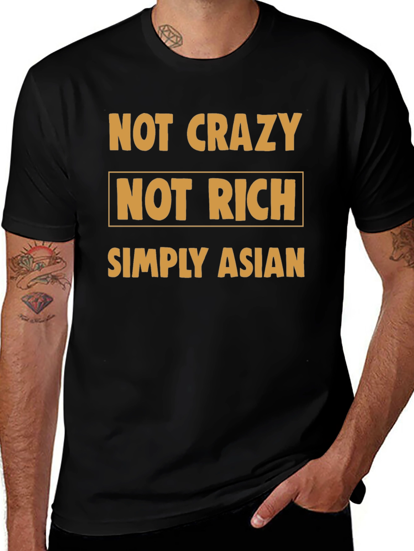 Variant 10 of Not Crazy Not Rich Simply Asian T-Shirt