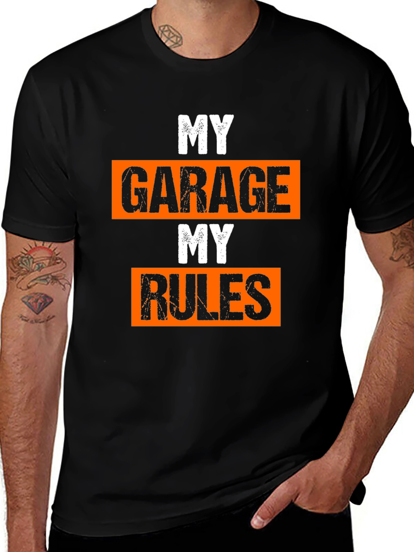 Variant 15 of My Garage, My Rules Graphic Tee - Mechanic Humor