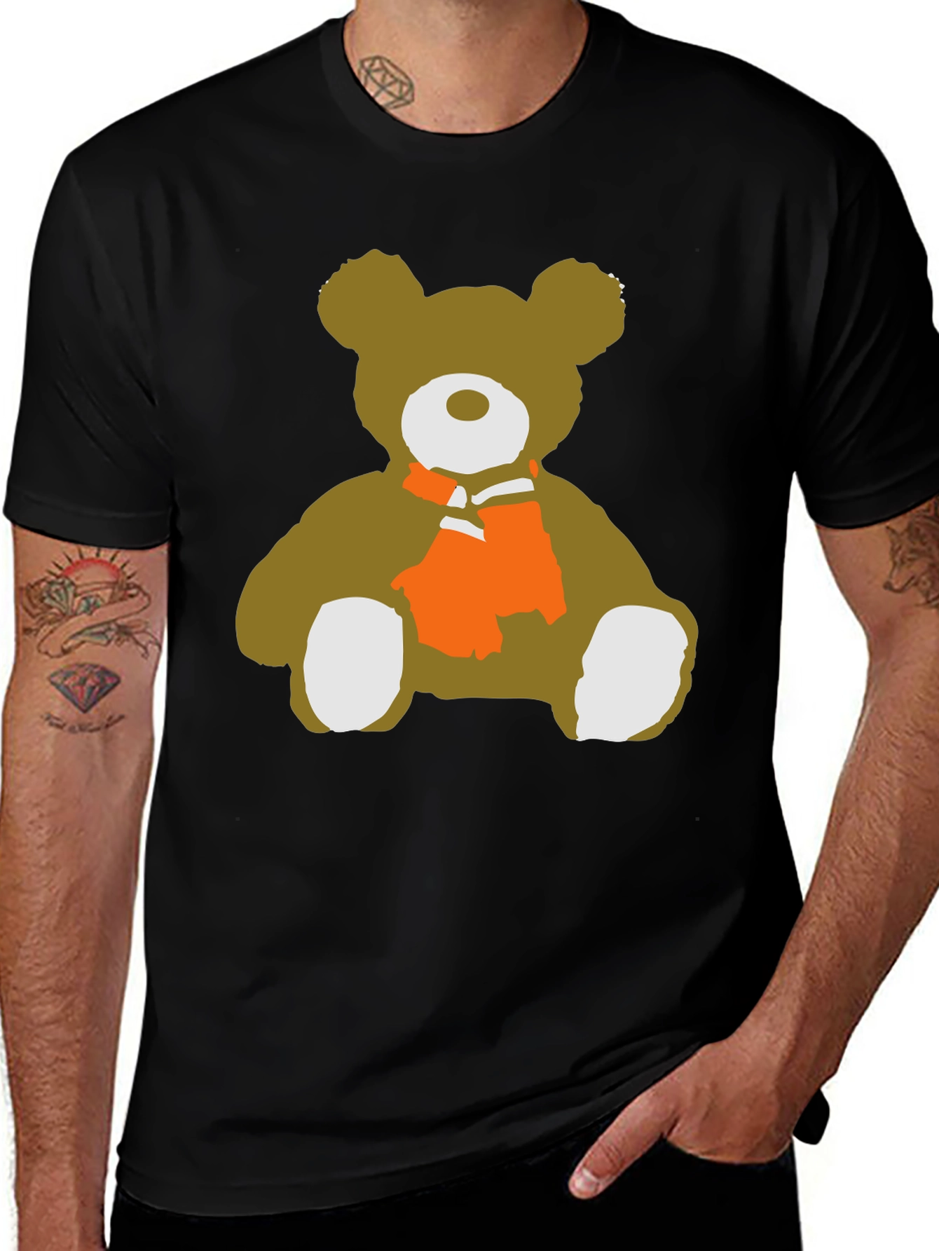 Variant 19 of Teddy Bear Graphic Tee - Soft Cotton Blend Comfort