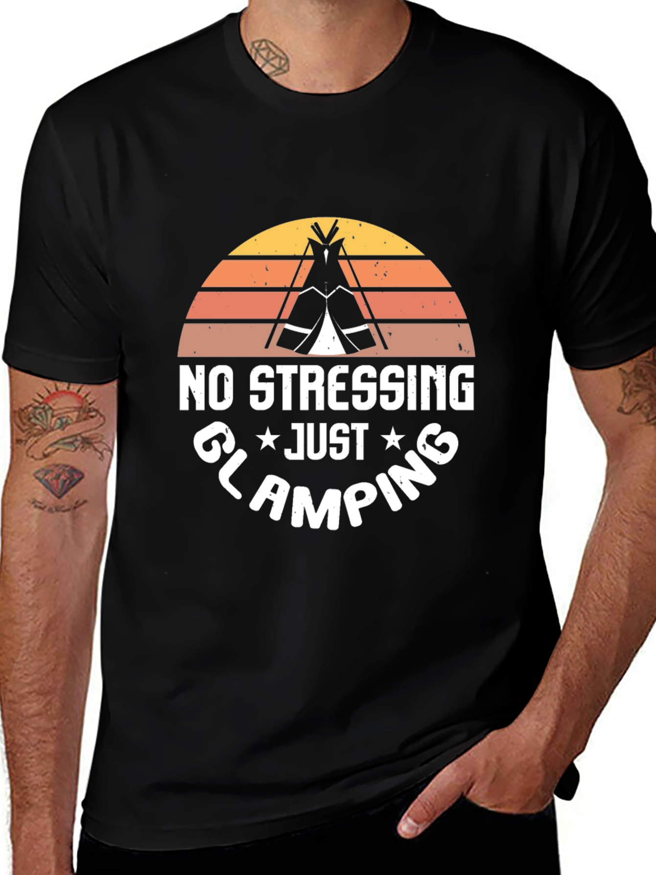 Variant 10 of No Stressing Just Glamping T-Shirt
