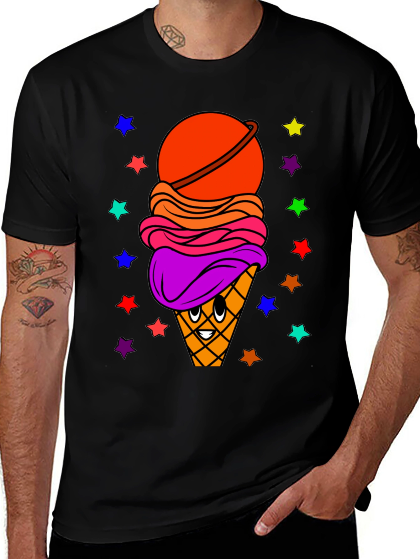 Ice Cream Planet Graphic T-Shirt