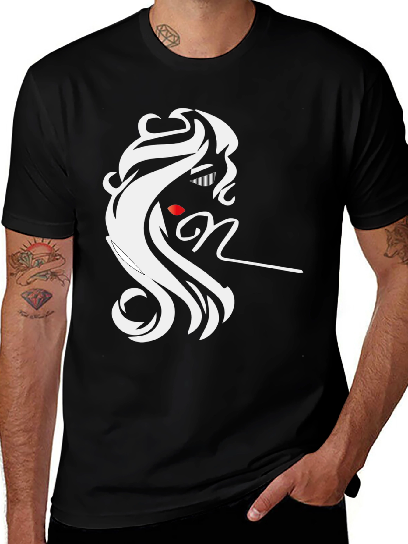 Stylish Graphic Print Tee - Modern Woman Design