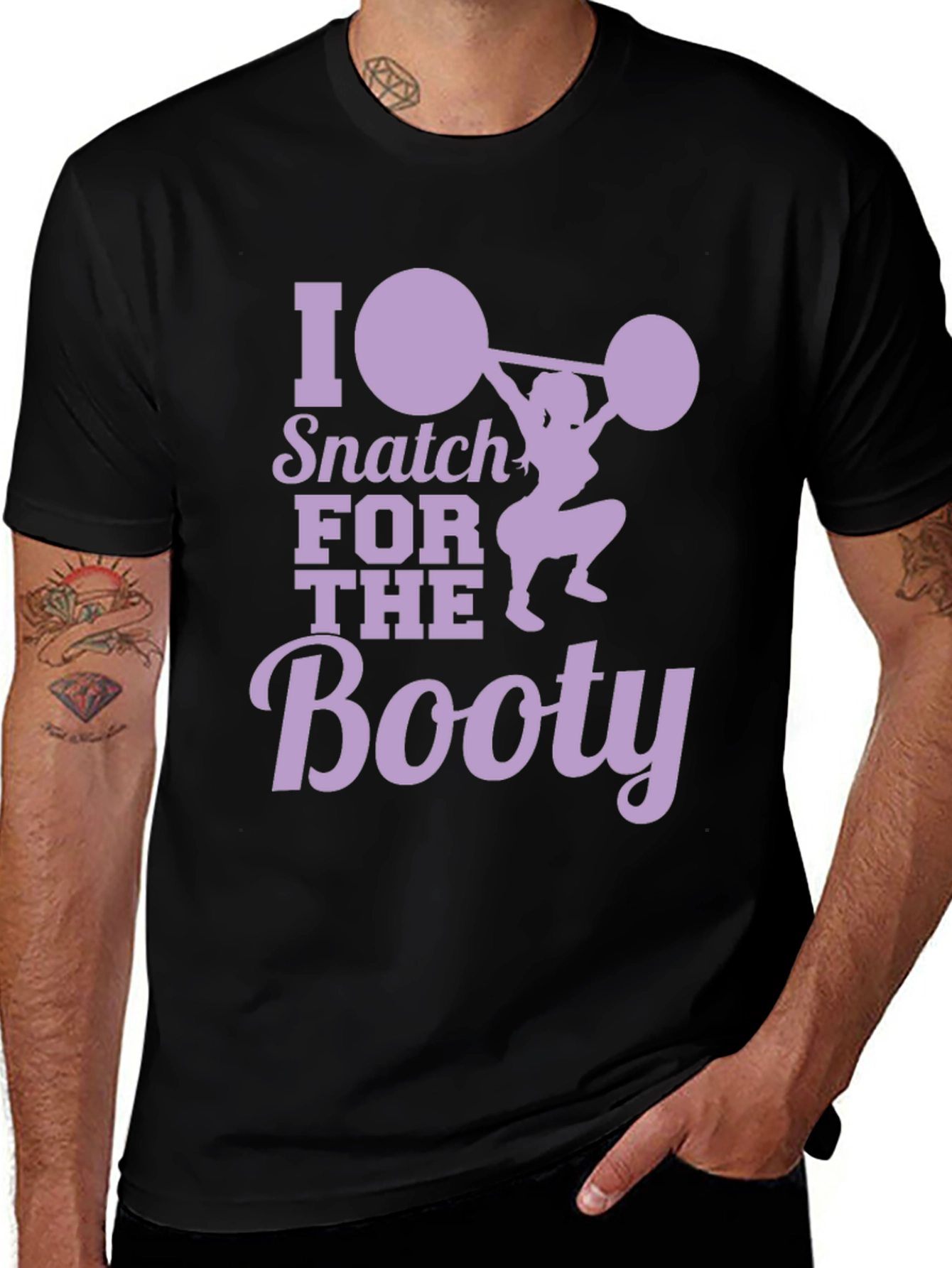 Variant 20 of I Snatch For The Booty Gym T-Shirt