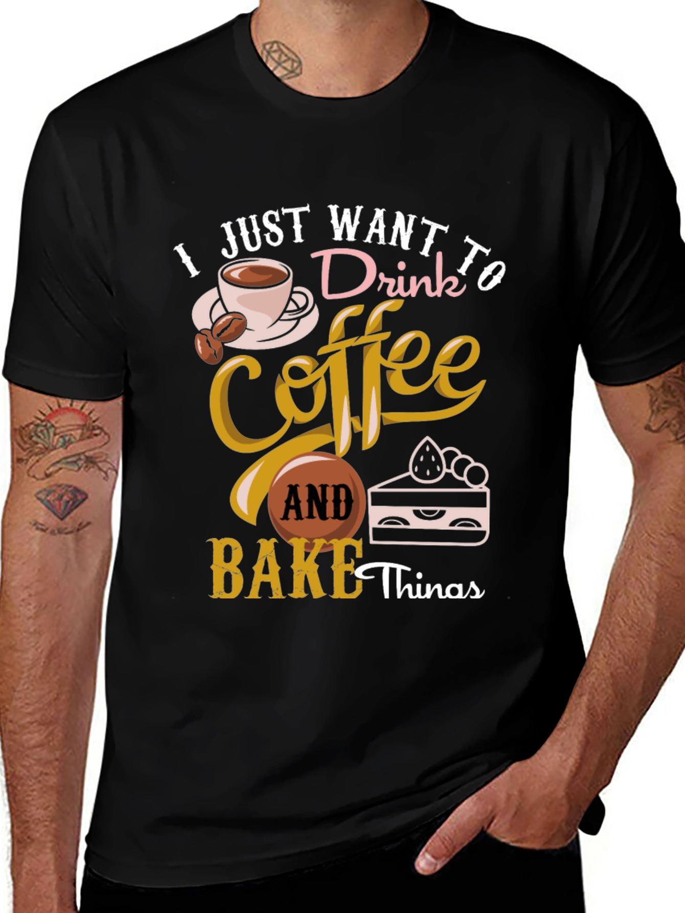 Variant 23 of Coffee & Baking Lover T-Shirt
