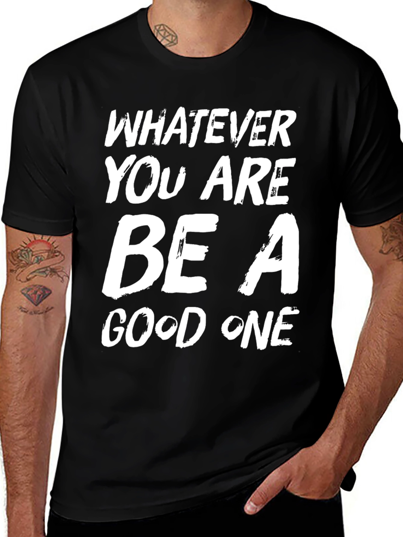 Variant 25 of Be A Good One Black Graphic Tee