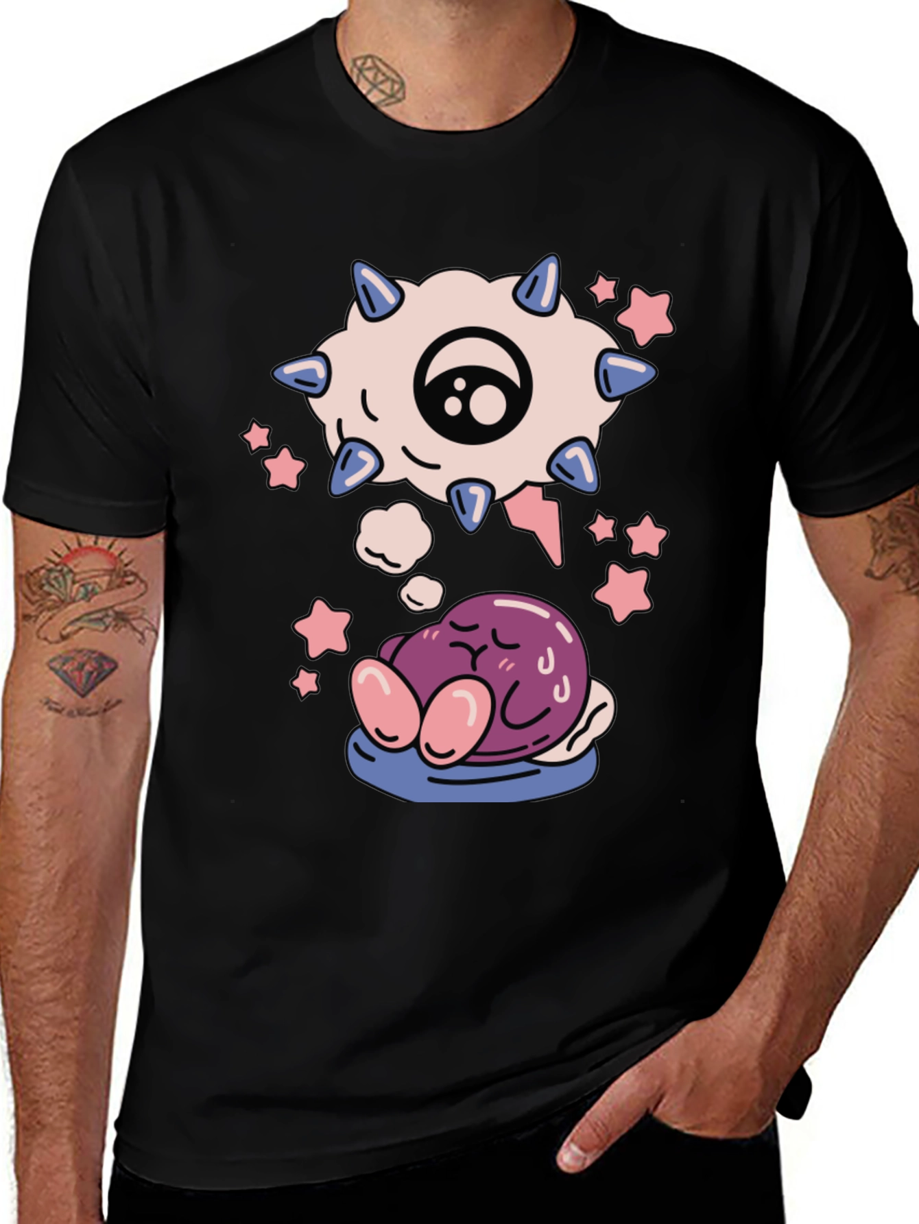 Variant 25 of Kirby Dream Land T-Shirt - Black