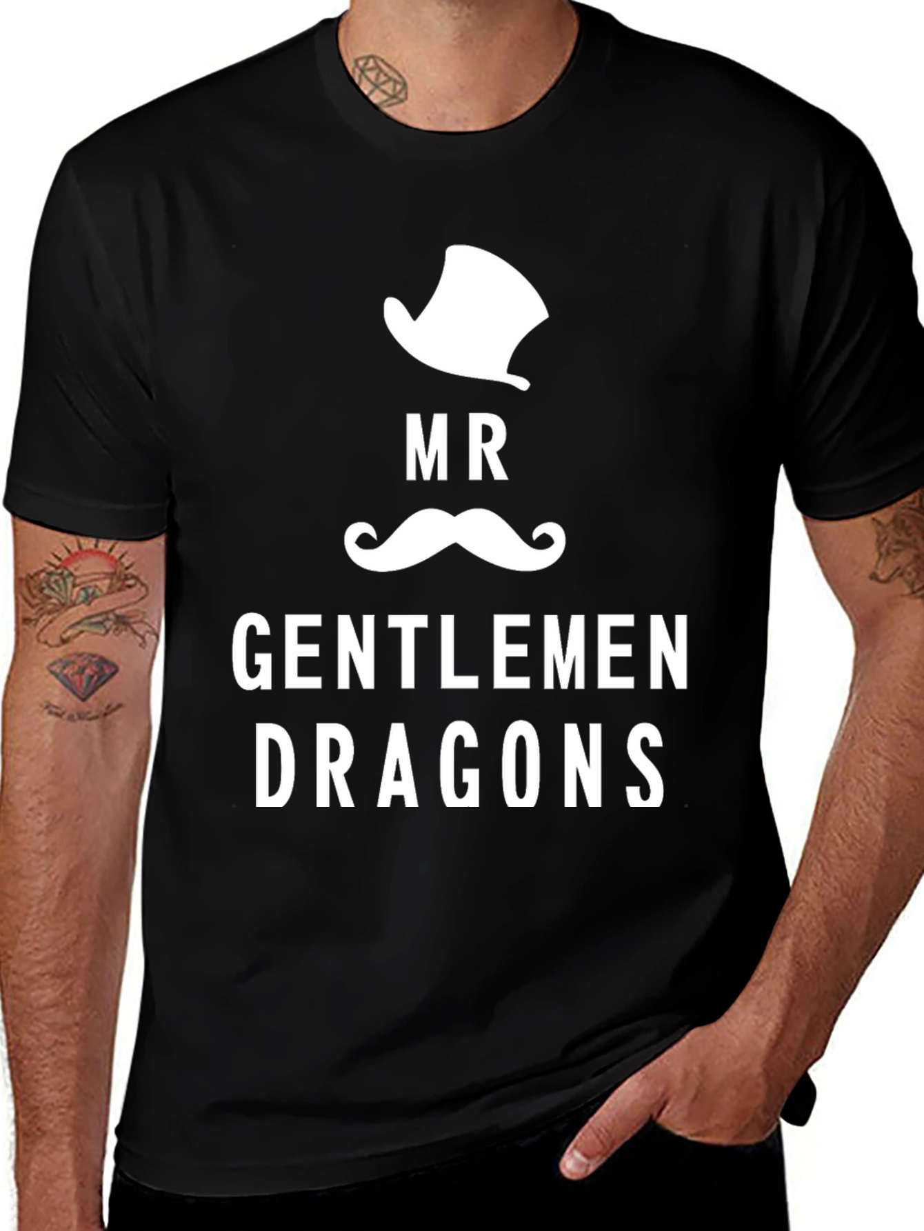 Variant 22 of Mr. Gentlemen Dragons Graphic T-Shirt