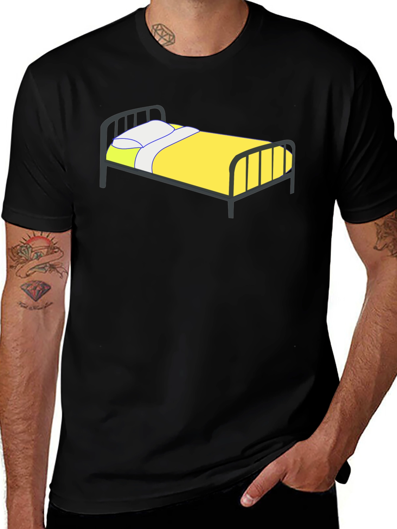 Variant 6 of Dreamy Bed T-Shirt - Comfortable & Unique Design