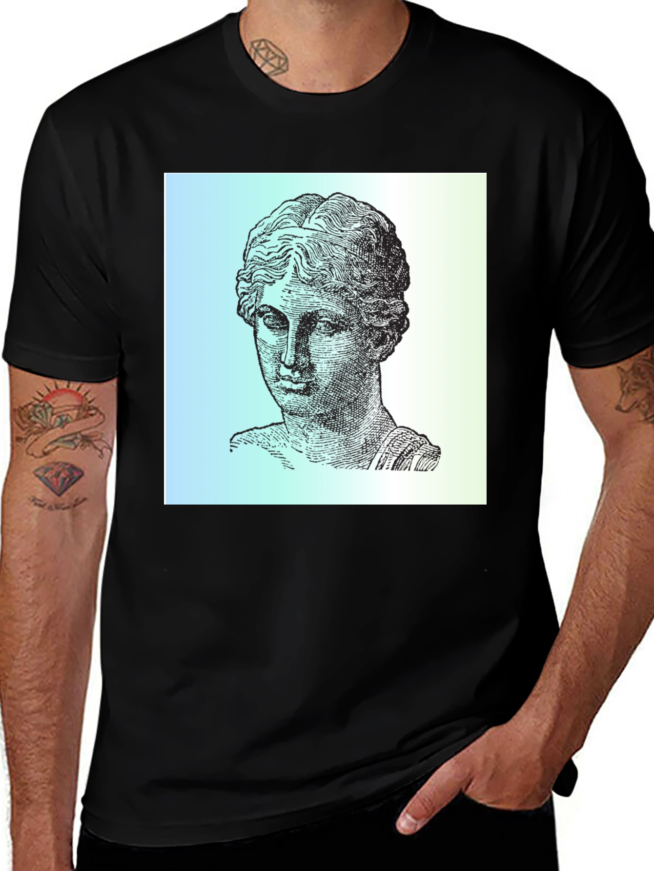 Variant 23 of Classical Bust Graphic T-Shirt